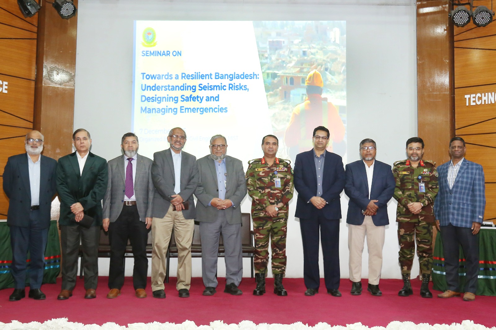 Seminar on Towards a Resilient Bangladesh : Understanding Seismic Risks, Designing Safety and Managing Emergencies